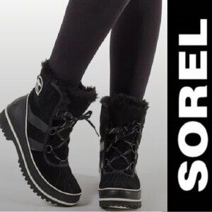 Sorel | Black Women’s Tivoli II Suede Ankle Boots | Size 5